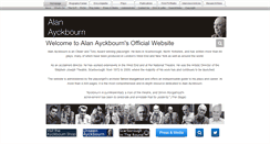 Desktop Screenshot of alanayckbourn.net
